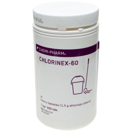 chloro tabletės chlorinex-60