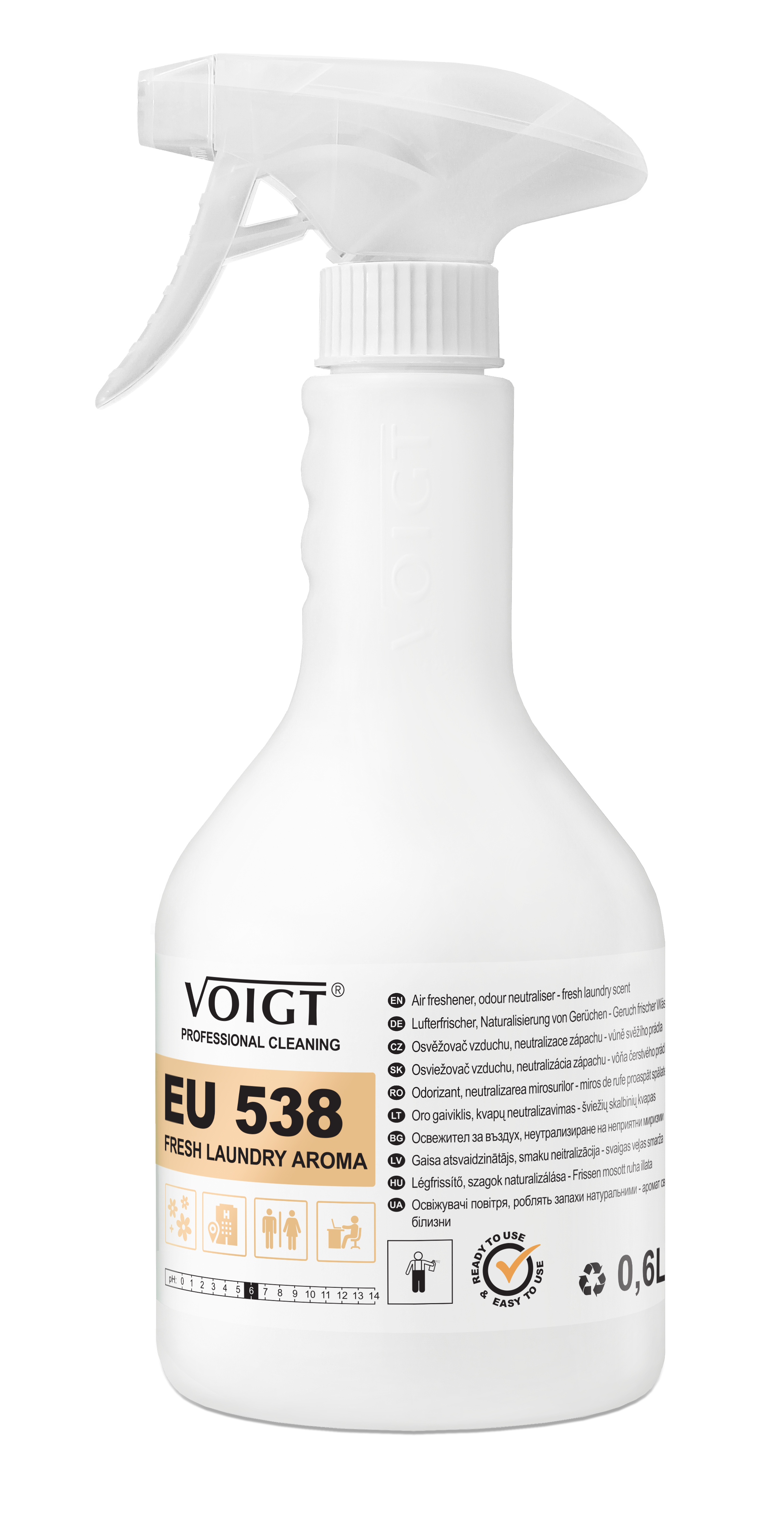 Kvapų neutralizatorius ir oro gaiviklis VOIGT H538, 0,6 L