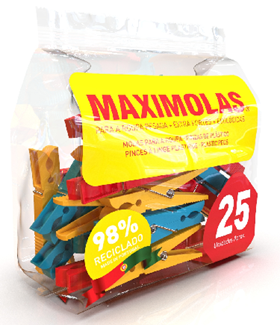 Skalbinių segtukai MAXIMOLAS M, 25vnt. - Image 2