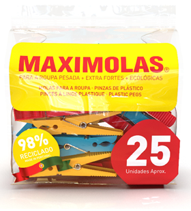 Skalbinių segtukai MAXIMOLAS M, 25vnt.